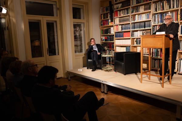 Sigmund Freud Vorlesung: Homi K. Bhabha (Sigmund Freud Museum, 21.10.2025) Foto: eSeL.at - Lorenz Seidler