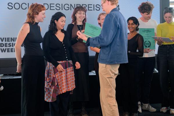 Stadtarbeit - Erste Bank Social Designpreis 2024 VIENNA DESIGN WEEK 2024 (Festivalzentrale, 26.9.2024) Foto: eSeL.at/ViennaDesignWeek - Joanna Pianka