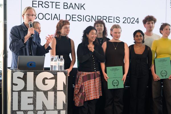 Stadtarbeit - Erste Bank Social Designpreis 2024 VIENNA DESIGN WEEK 2024 (Festivalzentrale, 26.9.2024) Foto: eSeL.at/ViennaDesignWeek - Joanna Pianka