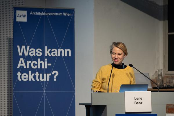 Symposium &quot;Lang lebe die Stadt!&quot; Zirkuläres Bauen mit Bestand (7.11.2024, Architekturzentrum Wien) Foto: eSeL.at - Lorenz Seidler