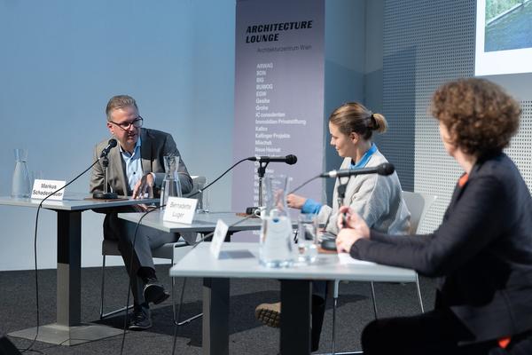 Symposium &quot;Lang lebe die Stadt!&quot; Zirkuläres Bauen mit Bestand (7.11.2024, Architekturzentrum Wien) Foto: eSeL.at - Lorenz Seidler