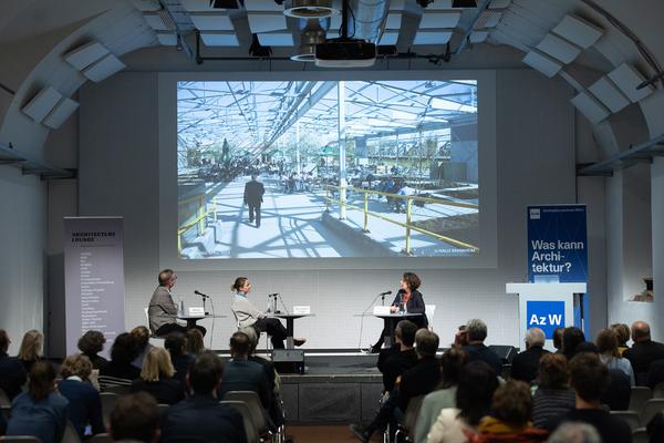Symposium &quot;Lang lebe die Stadt!&quot; Zirkuläres Bauen mit Bestand (7.11.2024, Architekturzentrum Wien) Foto: eSeL.at - Lorenz Seidler