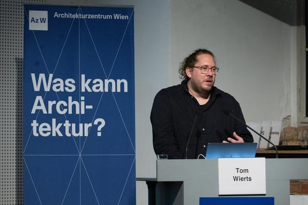 Symposium &quot;Lang lebe die Stadt!&quot; Zirkuläres Bauen mit Bestand (7.11.2024, Architekturzentrum Wien) Foto: eSeL.at - Lorenz Seidler