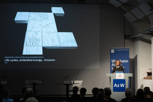 Symposium &quot;Lang lebe die Stadt!&quot; Zirkuläres Bauen mit Bestand (7.11.2024, Architekturzentrum Wien) Foto: eSeL.at - Lorenz Seidler