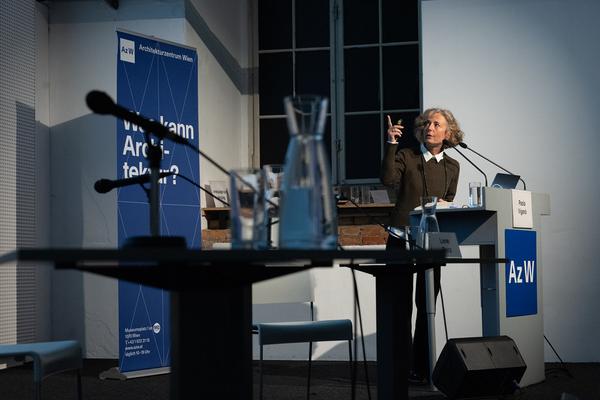 Symposium &quot;Lang lebe die Stadt!&quot; Zirkuläres Bauen mit Bestand (7.11.2024, Architekturzentrum Wien) Foto: eSeL.at - Lorenz Seidler