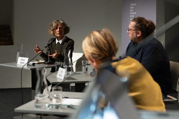 Symposium &quot;Lang lebe die Stadt!&quot; Zirkuläres Bauen mit Bestand (7.11.2024, Architekturzentrum Wien) Foto: eSeL.at - Lorenz Seidler