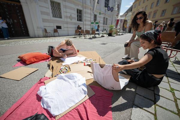 Tangente St.Pölten: Sisters United (Frauenplatz, 07.06.2024) Foto: eSeL.at - Felix Kubitza Foto: Felix Kubitza