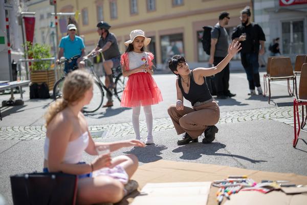 Tangente St.Pölten: Sisters United (Frauenplatz, 07.06.2024) Foto: eSeL.at - Felix Kubitza Foto: Felix Kubitza