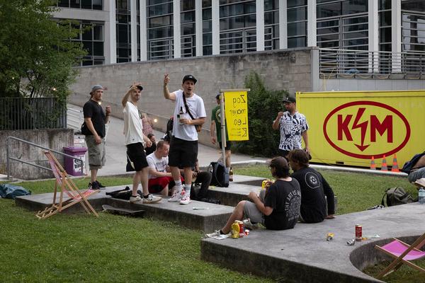 Tangente St. Pölten: Stadt Land Fluss (Skatespot, 21.6.2024) Foto: eSeL.at - Lorenz Seidler Foto: eSeL Lorenz Seidler