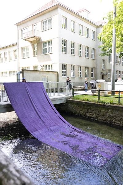 Tangente St.Pölten: The Way of the Water. Ein Kunstparcours in Zusammenarbeit mit der Traisen und dem Mühlbach (1.5. -  6.10.2024) Foto: eSeL.at - Lorenz Seidler Foto: eSeL Lorenz Seidler