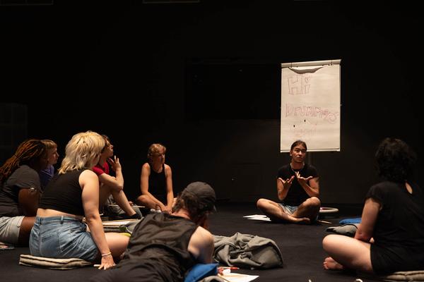 Kunsthalle Wien: Workshop "Trommeln für Demonstrationen" (9.7.2024) Foto: eSeL.at - Lorenz Seidler Foto: eSeL Lorenz Seidler
