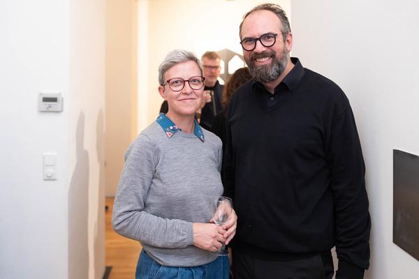 Eröffnung &quot;Two Houses&quot; Jürgen Bauer &amp; Frederick Kiesler (Kiesler Stiftung, 12.11.2024) Foto: eSeL.at - Lorenz Seidler