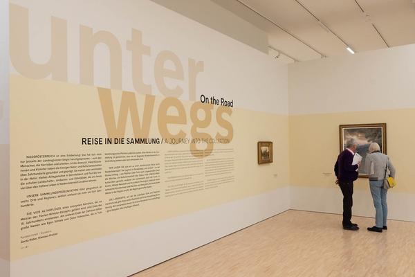 Landesgalerie Niederösterreich: Unterwegs. Reise in die Sammlung (9.3.2024 - 19.4.2026)) Foto: eSeL Lorenz Seidler
