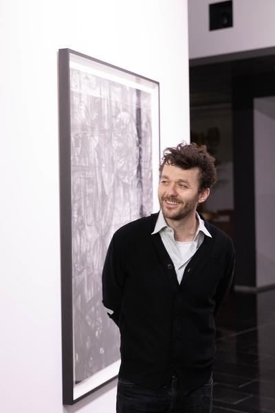 Dialog-Führung Ausstellung "Séance" von Andrey Klassen (11.11.2024) Foto: eSeL.at - Lorenz Seidler