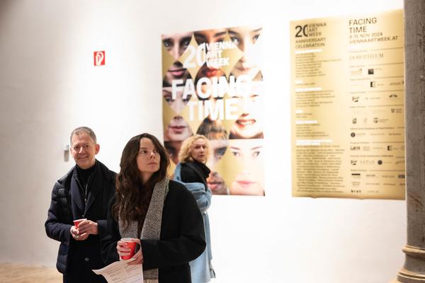 Pressekonferenz Vienna Art Week - 20 Jahre. (Semperdepot, 8.11.2024) Foto: eSeL.at - Lorenz Seidler
