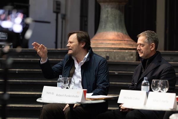 Pressekonferenz Vienna Art Week - 20 Jahre. (Semperdepot, 8.11.2024) Foto: eSeL.at - Lorenz Seidler