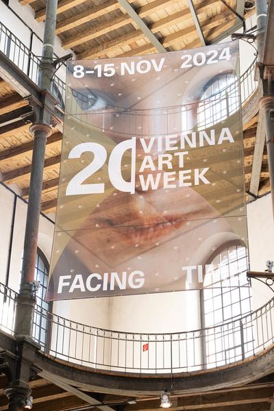 Pressekonferenz Vienna Art Week - 20 Jahre. (Semperdepot, 8.11.2024) Foto: eSeL.at - Lorenz Seidler