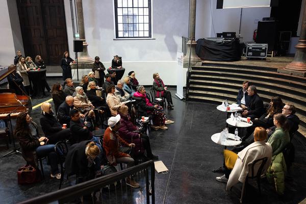 Pressekonferenz Vienna Art Week - 20 Jahre. (Semperdepot, 8.11.2024) Foto: eSeL.at - Lorenz Seidler