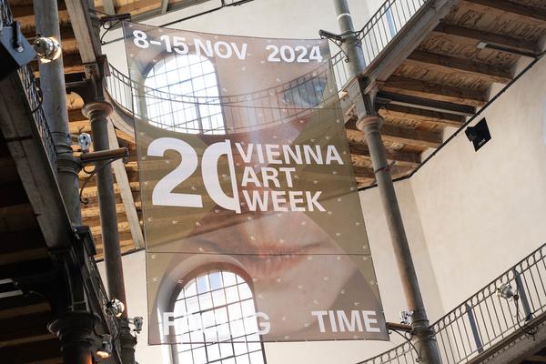Pressekonferenz Vienna Art Week - 20 Jahre. (Semperdepot, 8.11.2024) Foto: eSeL.at - Lorenz Seidler