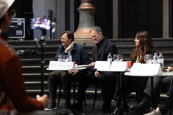 Pressekonferenz Vienna Art Week - 20 Jahre. (Semperdepot, 8.11.2024) Foto: eSeL.at - Lorenz Seidler