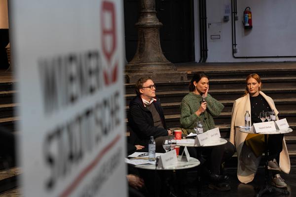 Pressekonferenz Vienna Art Week - 20 Jahre. (Semperdepot, 8.11.2024) Foto: eSeL.at - Lorenz Seidler