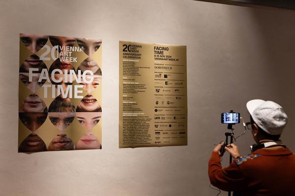 Pressekonferenz Vienna Art Week - 20 Jahre. (Semperdepot, 8.11.2024) Foto: eSeL.at - Lorenz Seidler