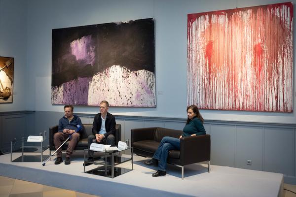 VIENNA ART WEEK Line Up 2024: Künstler:innengespräch mit Claudia Märzendorfer &amp; Manfred Erjautz (Dorotheum, 14.11.2024) Foto: eSeL.at - Lorenz Seidler