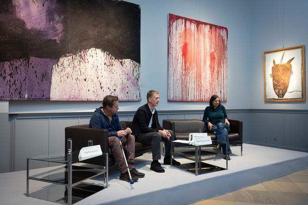 VIENNA ART WEEK Line Up 2024: Künstler:innengespräch mit Claudia Märzendorfer &amp; Manfred Erjautz (Dorotheum, 14.11.2024) Foto: eSeL.at - Lorenz Seidler