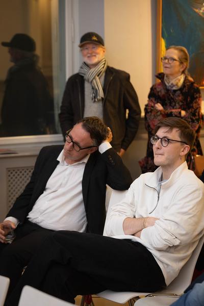 VIENNA ART WEEK Line Up 2024: Künstler:innengespräch mit Claudia Märzendorfer &amp; Manfred Erjautz (Dorotheum, 14.11.2024) Foto: eSeL.at - Lorenz Seidler
