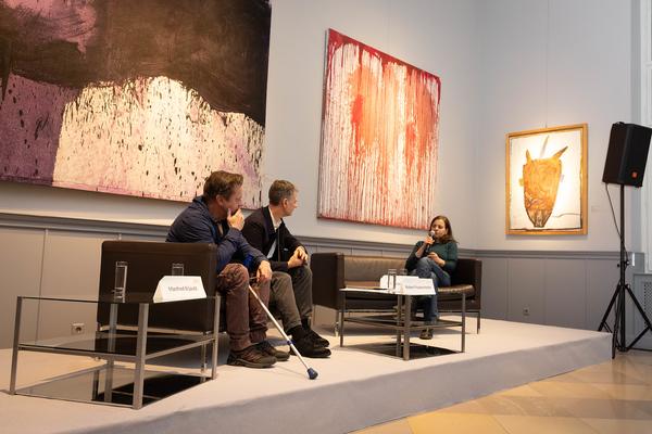 VIENNA ART WEEK Line Up 2024: Künstler:innengespräch mit Claudia Märzendorfer &amp; Manfred Erjautz (Dorotheum, 14.11.2024) Foto: eSeL.at - Lorenz Seidler