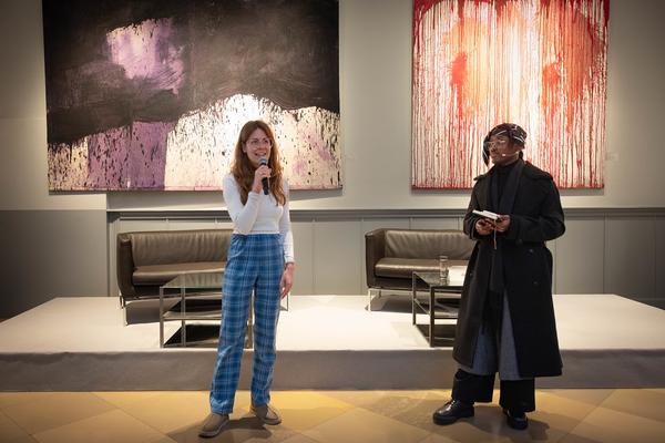 VIENNA ART WEEK Line Up 2024: &quot;From facing the mirror to intentional conversations to facing time&quot; Keynote Lecture - ABBEY IT-A (Dorotheum, 14.11.2024) Foto: eSeL.at - Lorenz Seidler