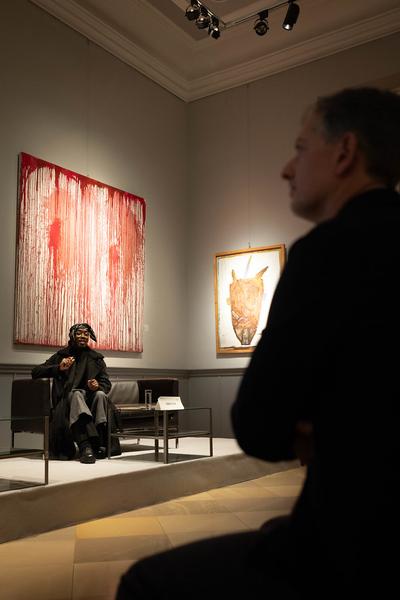 VIENNA ART WEEK Line Up 2024: &quot;From facing the mirror to intentional conversations to facing time&quot; Keynote Lecture - ABBEY IT-A (Dorotheum, 14.11.2024) Foto: eSeL.at - Lorenz Seidler