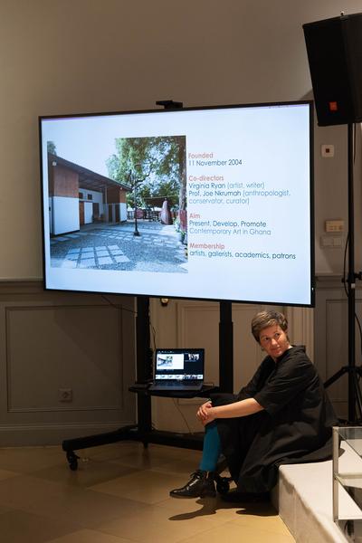 VIENNA ART WEEK Line Up 2024: "From facing the mirror to intentional conversations to facing time" Keynote Lecture - ABBEY IT-A (Dorotheum, 14.11.2024) Foto: eSeL.at - Lorenz Seidler