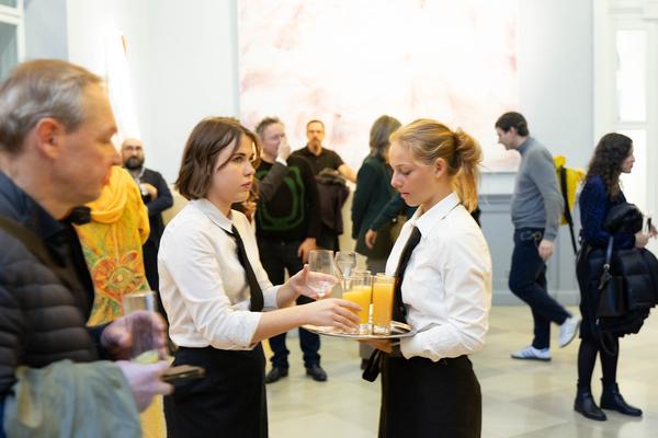 VIENNA ART WEEK Line Up 2024: "20 Jahre VIENNA ART WEEK" Kunststadt Wien Panel (Dorotheum, 14.11.2024) Foto: eSeL.at - Lorenz Seidler