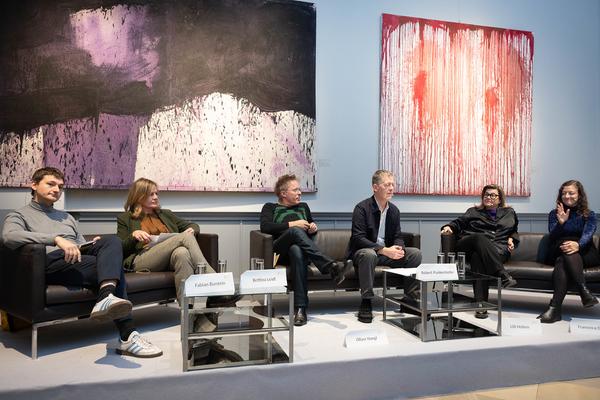 VIENNA ART WEEK Line Up 2024: "20 Jahre VIENNA ART WEEK" Kunststadt Wien Panel (Dorotheum, 14.11.2024) Foto: eSeL.at - Lorenz Seidler
