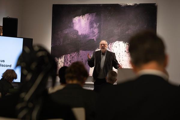 VIENNA ART WEEK Line Up 2024: "A History of Possible Futures: What History Tells Us About Our Age of Discord" Impulsvortrag von Peter Turchin (Dorotheum, 14.11.2024) Foto: eSeL.at - Lorenz Seidler
