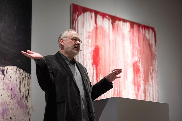 VIENNA ART WEEK Line Up 2024: "A History of Possible Futures: What History Tells Us About Our Age of Discord" Impulsvortrag von Peter Turchin (Dorotheum, 14.11.2024) Foto: eSeL.at - Lorenz Seidler