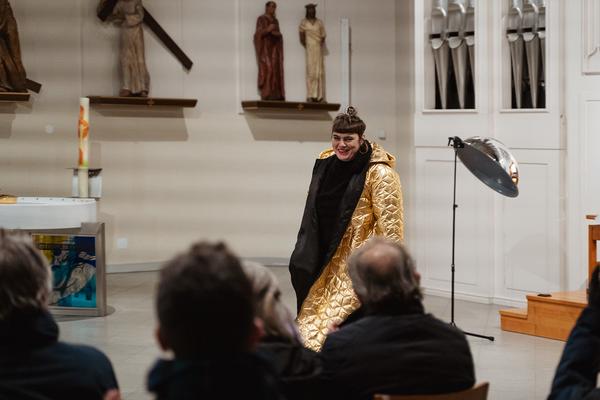 Wien Modern 2024: Ingrid Schmoliner &amp; Bernhard Rasinger - NUT (Pfarrkirche St. Gertrud, 14.11.2024) Foto: eSeL.at - Robert Puteanu