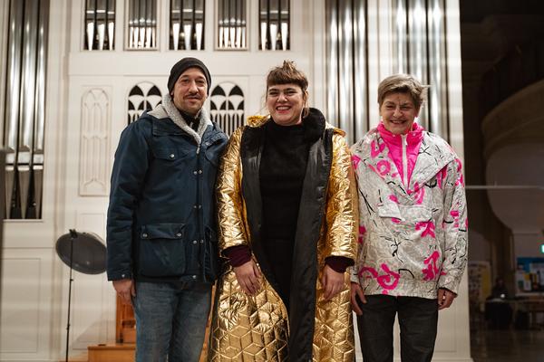 Wien Modern 2024: Ingrid Schmoliner &amp; Bernhard Rasinger - NUT (Pfarrkirche St. Gertrud, 14.11.2024) Foto: eSeL.at - Robert Puteanu