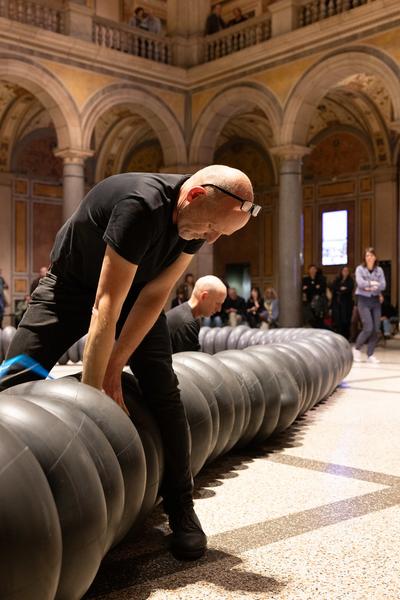 Wien Modern 2024: "COD.ACT: πTON" (MAK Säulenhalle, 30.10. - 3.11.2024) Foto: eSeL.at - Lorenz Seidler