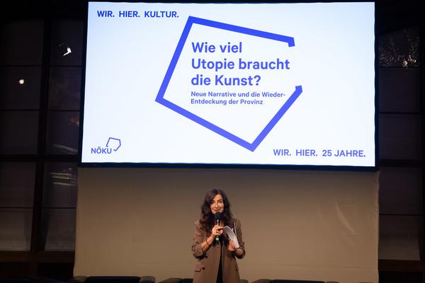 "Wie viel Utopie braucht die Kunst?" Symposium 25 Jahre NÖKU (26.3.2025) Foto: eSeL.at - Lorenz Seidler