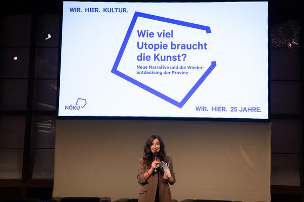 "Wie viel Utopie braucht die Kunst?" Symposium 25 Jahre NÖKU (26.3.2025) Foto: eSeL.at - Lorenz Seidler