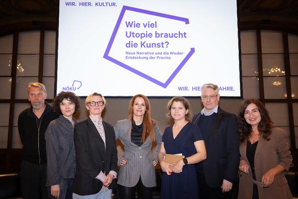 "Wie viel Utopie braucht die Kunst?" Symposium 25 Jahre NÖKU (26.3.2025) Foto: eSeL.at - Lorenz Seidler