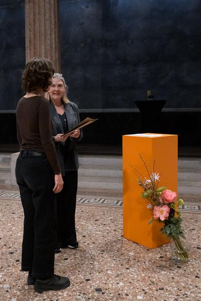 Birgit-Jürgenssen-Preis 2025: Antonia De La Luz Kašik (Akademie der bildenden Künste, 09.04.2025) Foto: eSeL.at - Joanna Pianka
