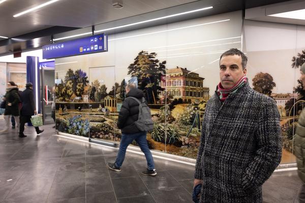 Eröffnung: Christian Kosmas Mayer &quot;Der verlorene Garten&quot; (KOER Wien @ ÖBB / U6 Station Meidling, 11.2.2025) Foto: eSeL.at - Lorenz Seidler