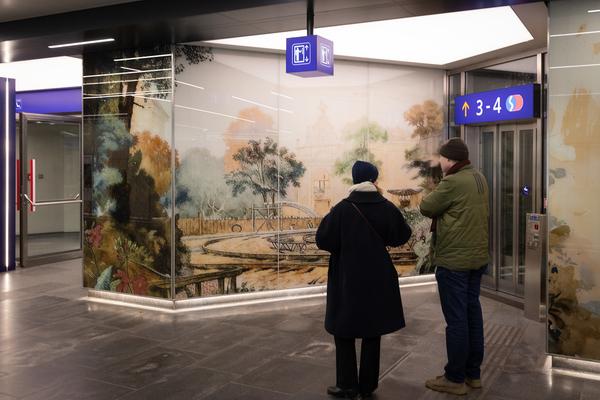 Eröffnung: Christian Kosmas Mayer &quot;Der verlorene Garten&quot; (KOER Wien @ ÖBB / U6 Station Meidling, 11.2.2025) Foto: eSeL.at - Lorenz Seidler