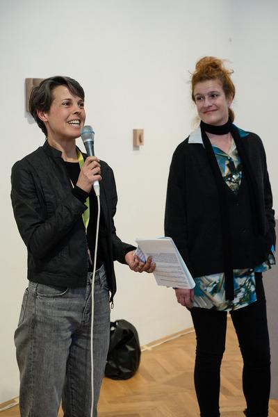 Opening: Come Closer (Akademie der bildenden Künste Wien, 10.04.2025) Foto: eSeL.at - Sarah Tasha