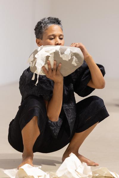 Daliah Touré: A collection of ways (Kunstraum Niederösterreich, 14.2.2025) Foto: eSeL.at - Lorenz Seidler