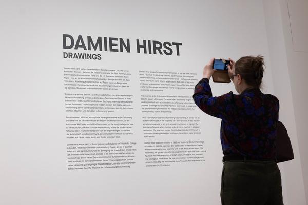 Damien Hirst: Drawings (Albertina Modern, 7.5. - 12.10.2025) Foto: eSeL.at - Lorenz Seidler