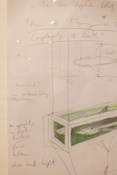 Damien Hirst: Drawings (Albertina Modern, 7.5. - 12.10.2025) Foto: eSeL.at - Lorenz Seidler